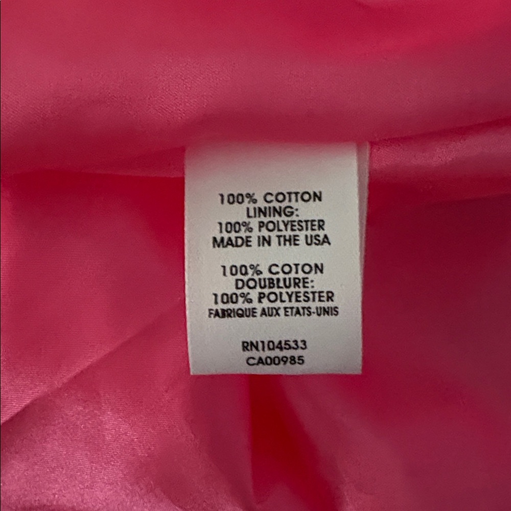 NANETTE LEPORE Hot Pink Cotton Eyelet Sundress Size 12 — GORGEOUS FEMININITY!!! - Picture 9 of 9